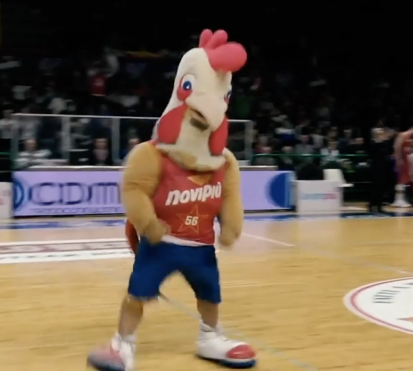 VIDEO - Il canestro da metà campo del Gallo Beppe